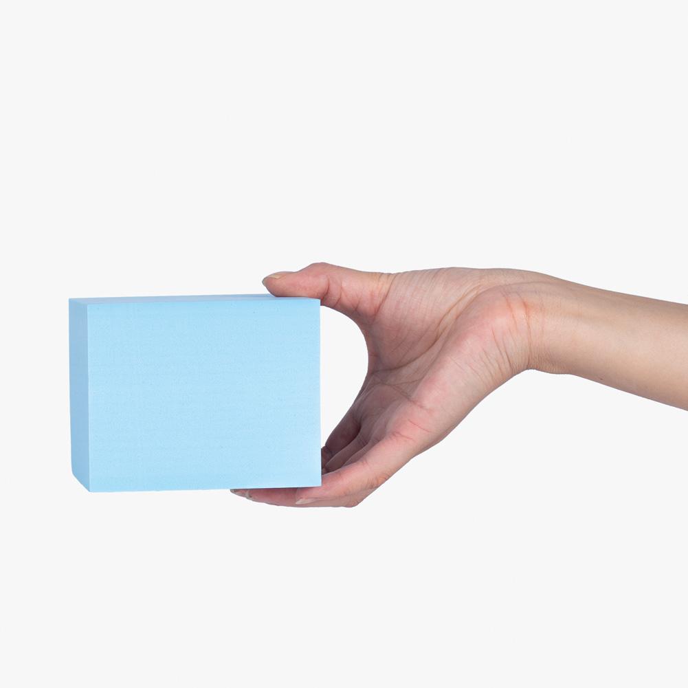 Geometric Foam Styling Props for Photography - 10cm Tall Square Foam Blocks in Powder Blue | Perfect for Product Photography, Instagram Flat Lays, and Creative Backdrops
