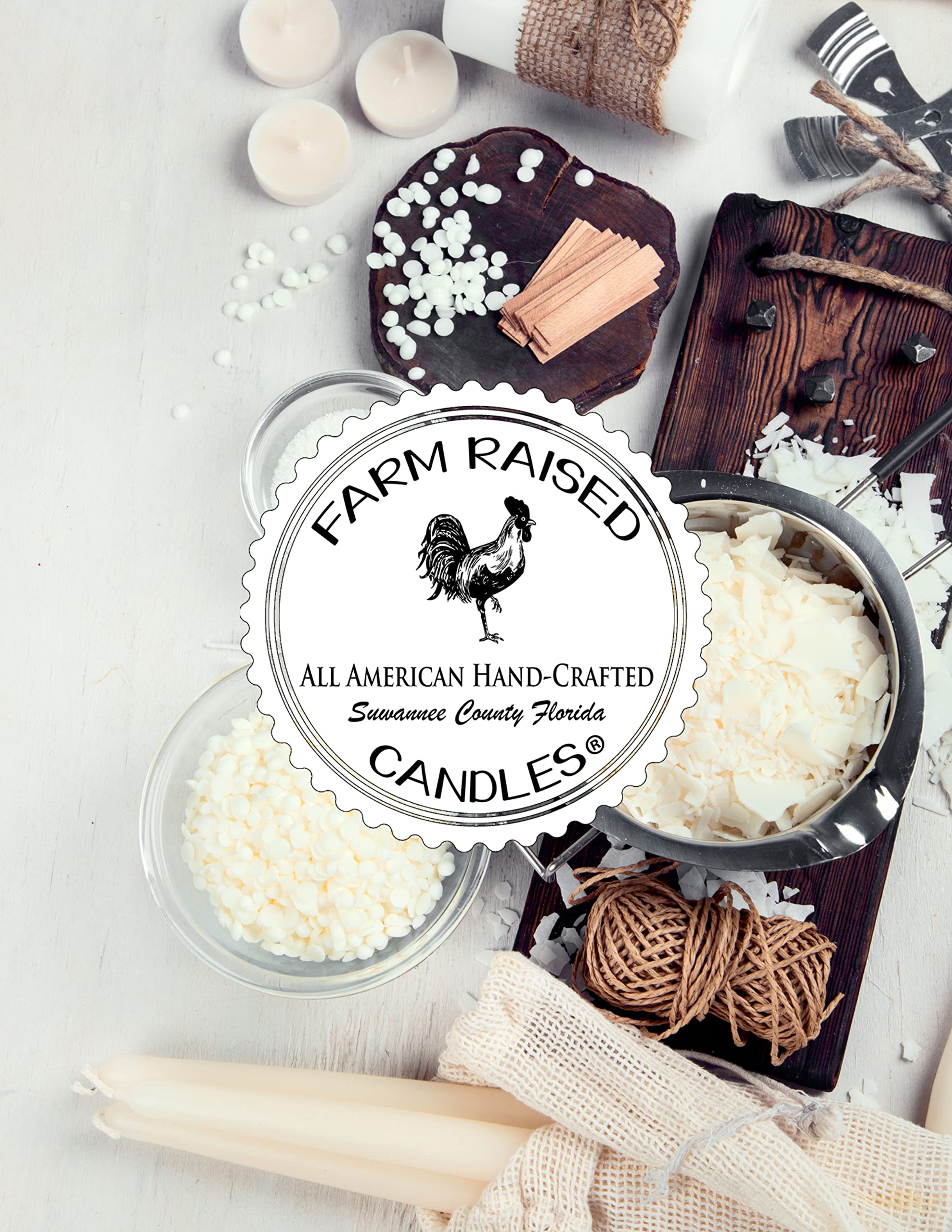Farm Raised Candles - 16 Oz Fall Wax Warmer Melts, 100% USA Made Soy Wax Cubes - 5 Scents (Fall Spice, Vanilla, Cinnamon Caramel, Pecan Waffles, Apple) - Perfect for Home Fragrance, Autumn Decor & Cozy Ambiance