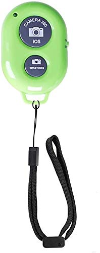 Wireless Bluetooth Remote Shutter for iPhone Samsung Smartphones - Compatible with iOS & Android Devices, Includes Wrist Strap - Perfect for Selfies, Group Photos & Video Recording