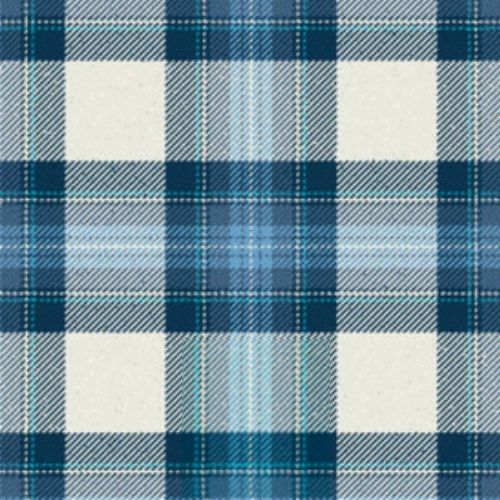 Blue Dunnett Tartan Dress - Classic Plaid Skirt for Women | Perfect for Office, Parties & Casual Outings