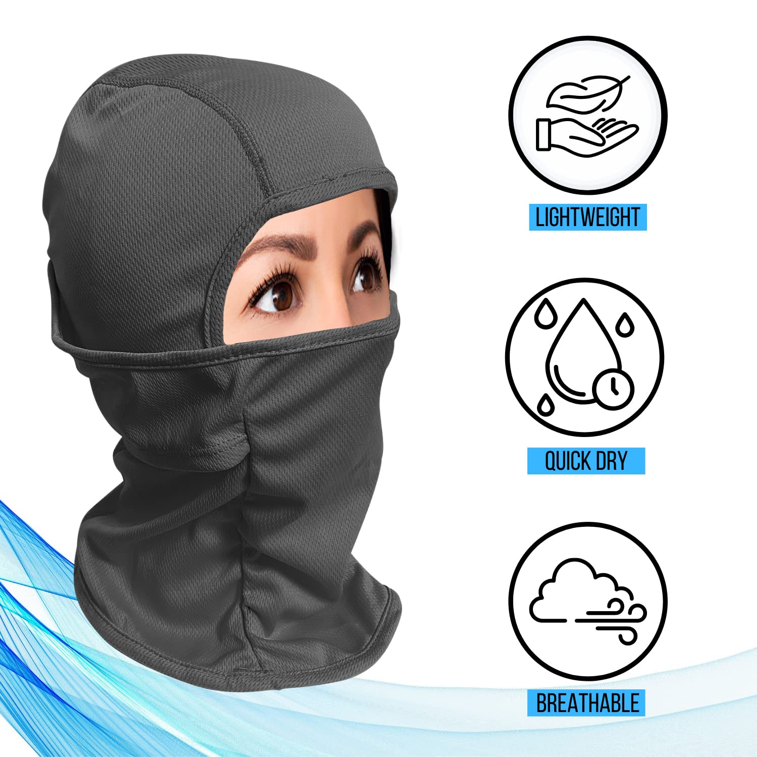 Christian Jesus Graphic Balaclava - Unisex Full Face Ski Mask for Winter Sports, Motorcycle Riding & Outdoor Activities - Breathable & Comfortable Face Cover