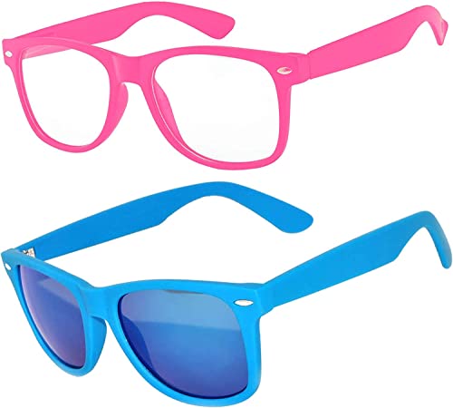 Pink Clear, Blue Mirror