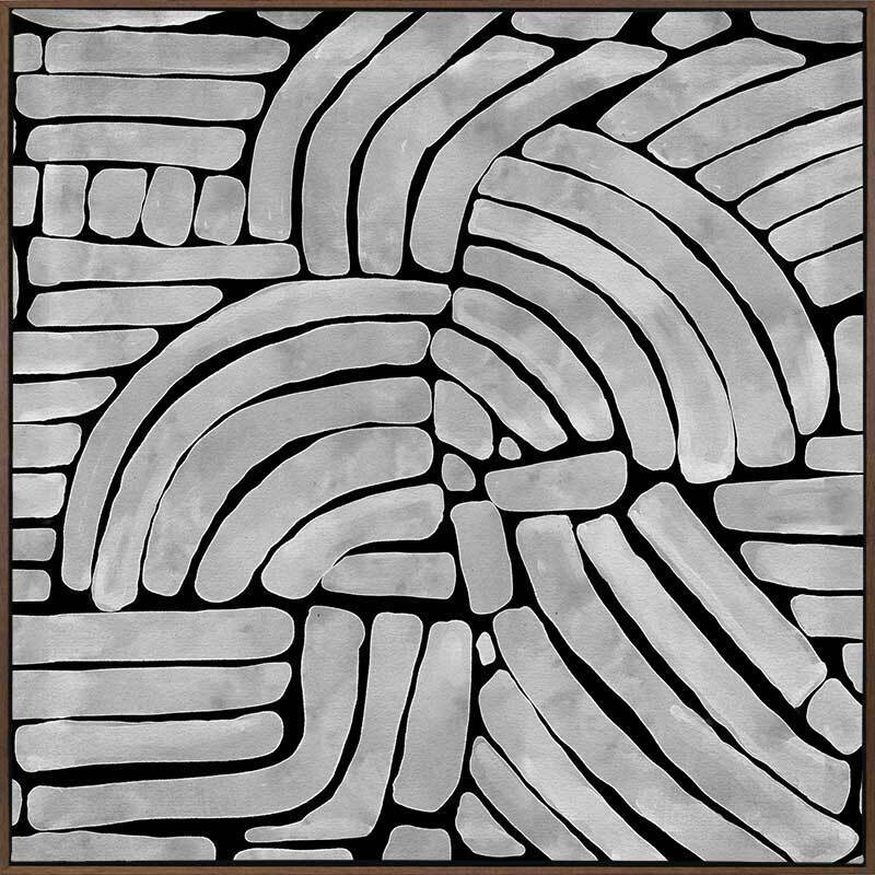 Arching Echoes Canvas Art Print - Modern Abstract Wall Decor for Living Room, Bedroom & Office - Perfect for Home & Office Decor