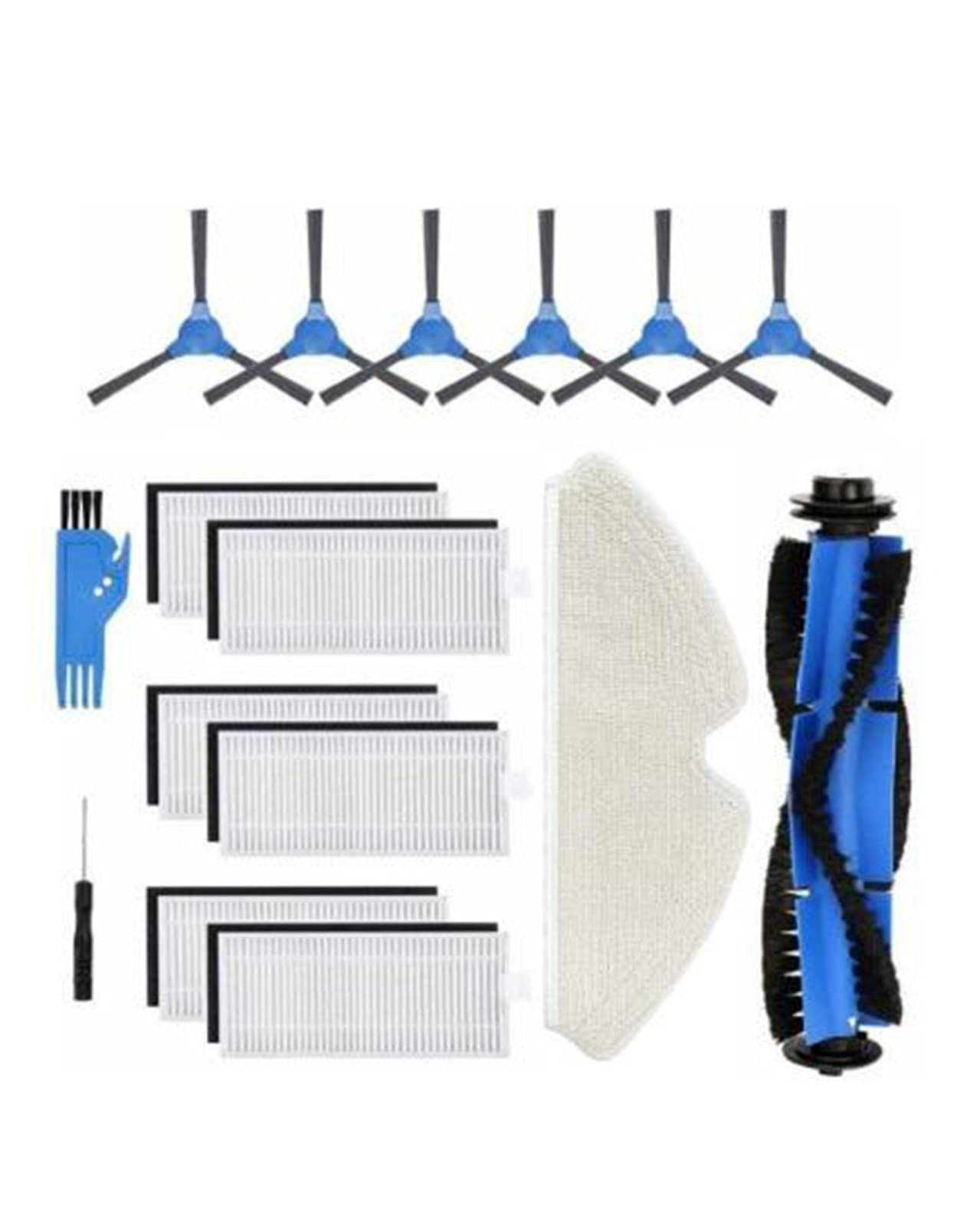 Kyvol Cybovac E20 E30 E31 Robot Vacuum Cleaner Replacement Parts - Compatible Filters, Brushes & Accessories for Household Cleaning | Perfect for Pet Hair, Hard Floors & Daily Maintenance