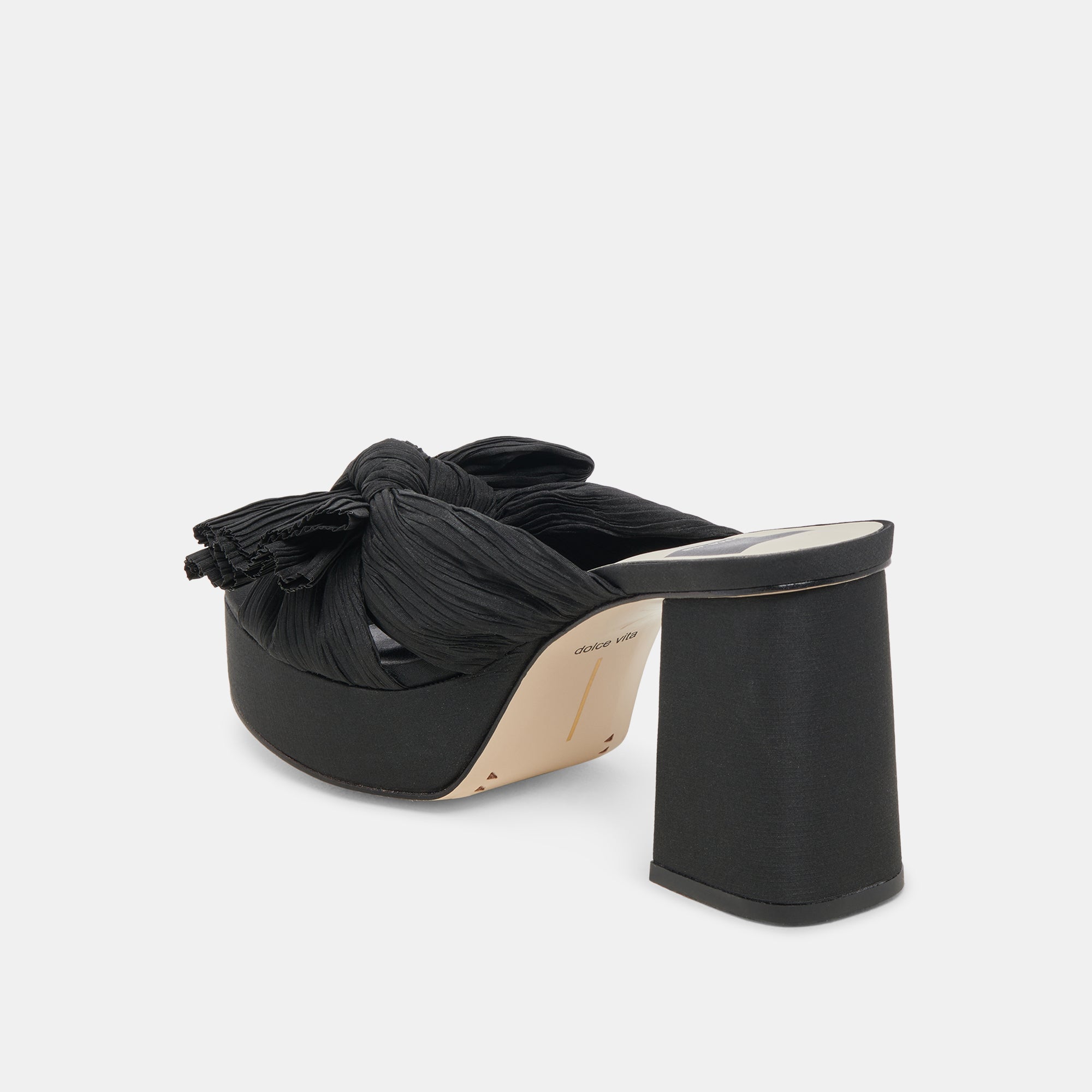 BLARE High Heels for Women - Onyx Satin Stiletto Pumps - Elegant Dress Shoes for Parties, Weddings & Evening Events