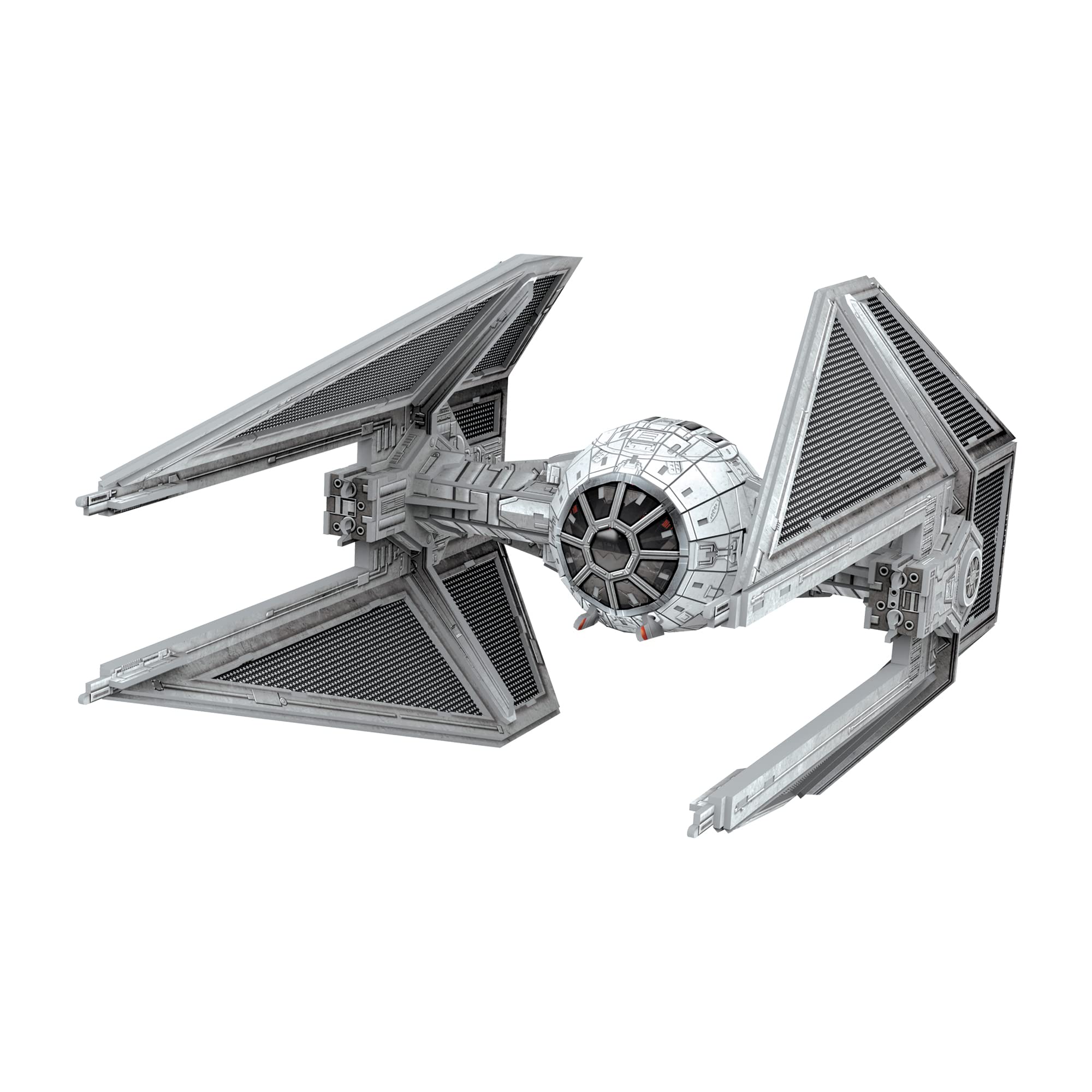 Star Wars TIE Interceptor Model Kit - Grey | University Games | DIY Sci-Fi Model for Collectors