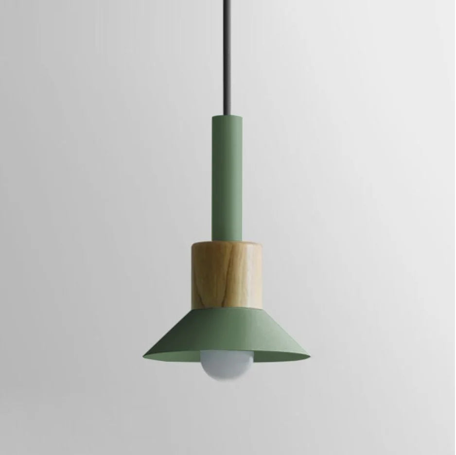 Stylish Astrid Metal & Wood Pendant Lights - Modern Industrial Ceiling Lighting for Kitchen, Dining Room & Living Room Decor
