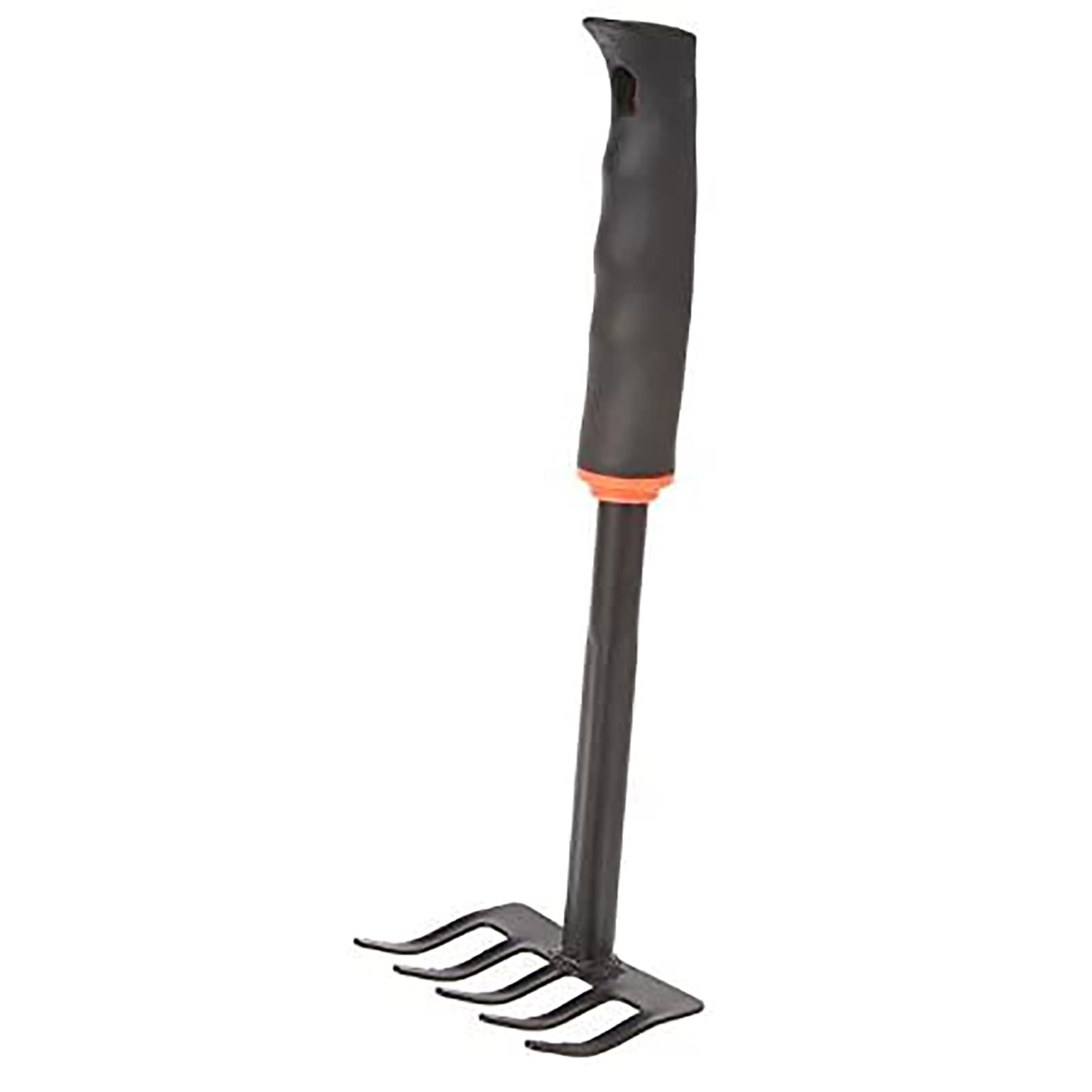 Portable Mini Steel Garden Rake - Heavy Duty Digging Tool for Cleaning Leaves, Deadwood & Weeds | Perfect for Home Gardening, Nursery Transplanting & Yard Maintenance