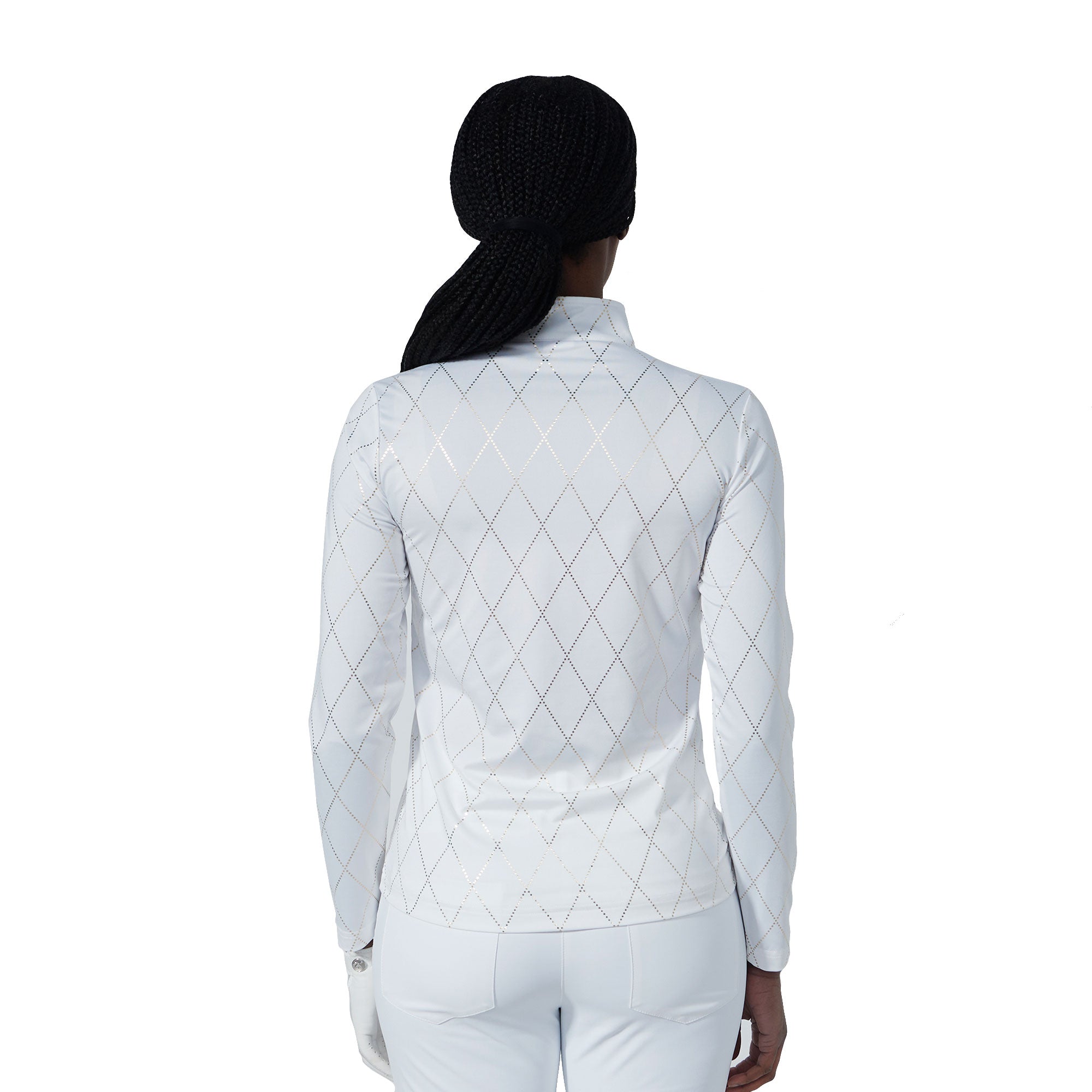 Women's Half Zip Long Sleeve Golf Shirt - Breathable Moisture-Wicking Performance Top for Daily Sports & Outdoor Activities | Perfect for Golf, Tennis, Running & Casual Wear