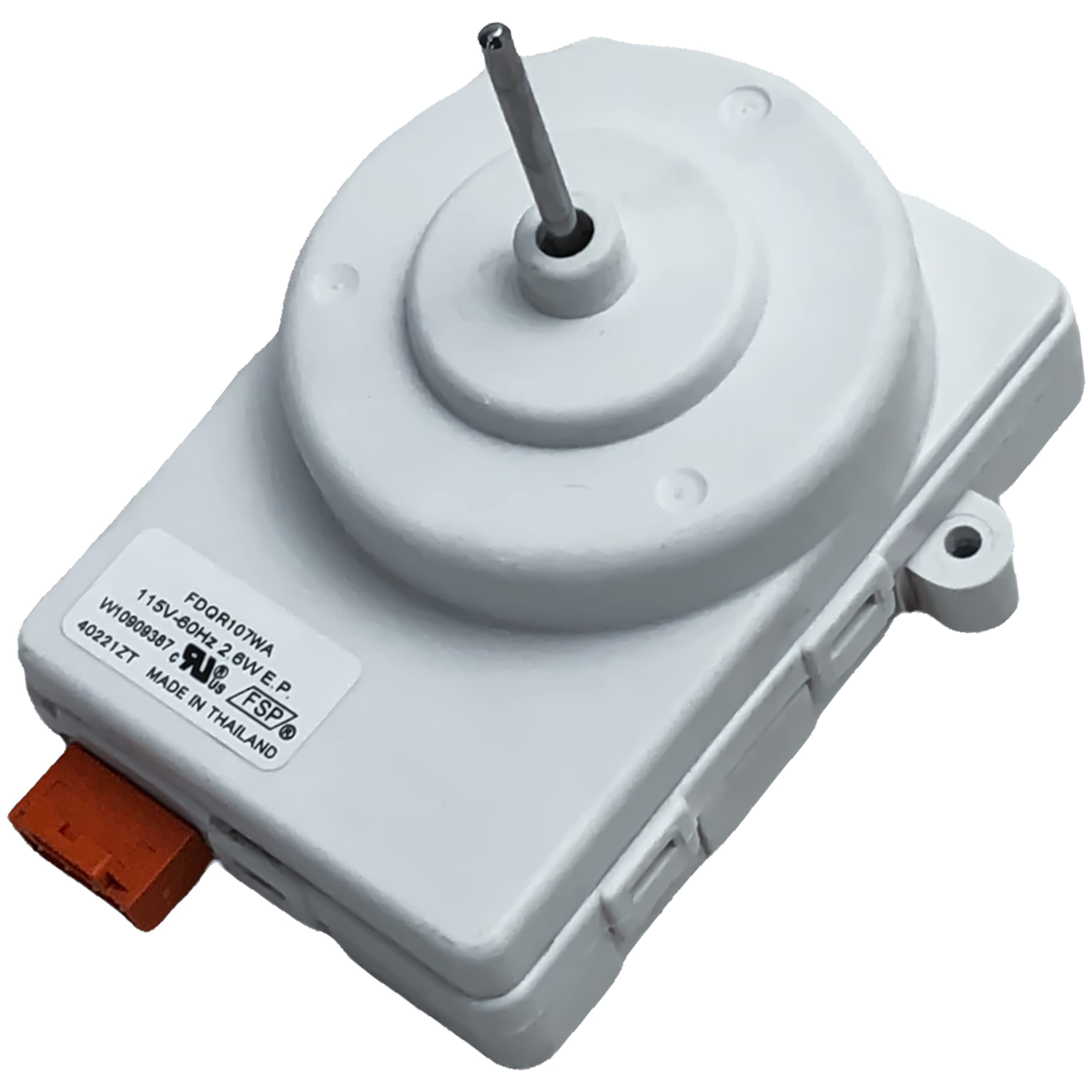 Whirlpool Refrigerator Condenser Fan Motor W10909387 W11127829 - Compatible with WRF767SDHZ02 Model - Replacement Cooling Fan for Refrigerator - Perfect for Home Kitchen & Commercial Use