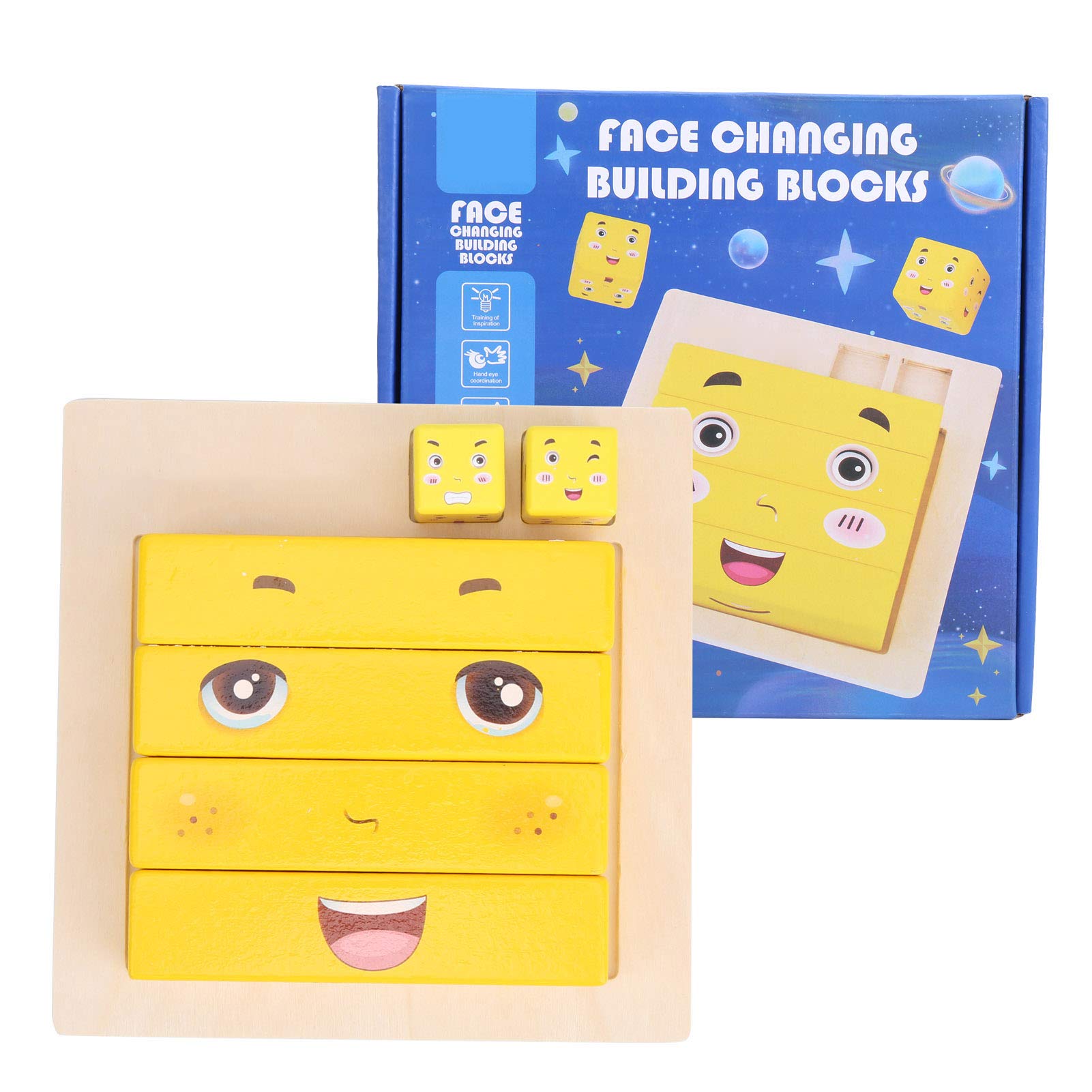 Sensory Toys for Kids - Interactive Building Blocks for Logical Thinking Training & Emotional Expression - STEM Educational Toys for Toddlers & Children - Perfect for Classroom, Therapy, and Home Play
