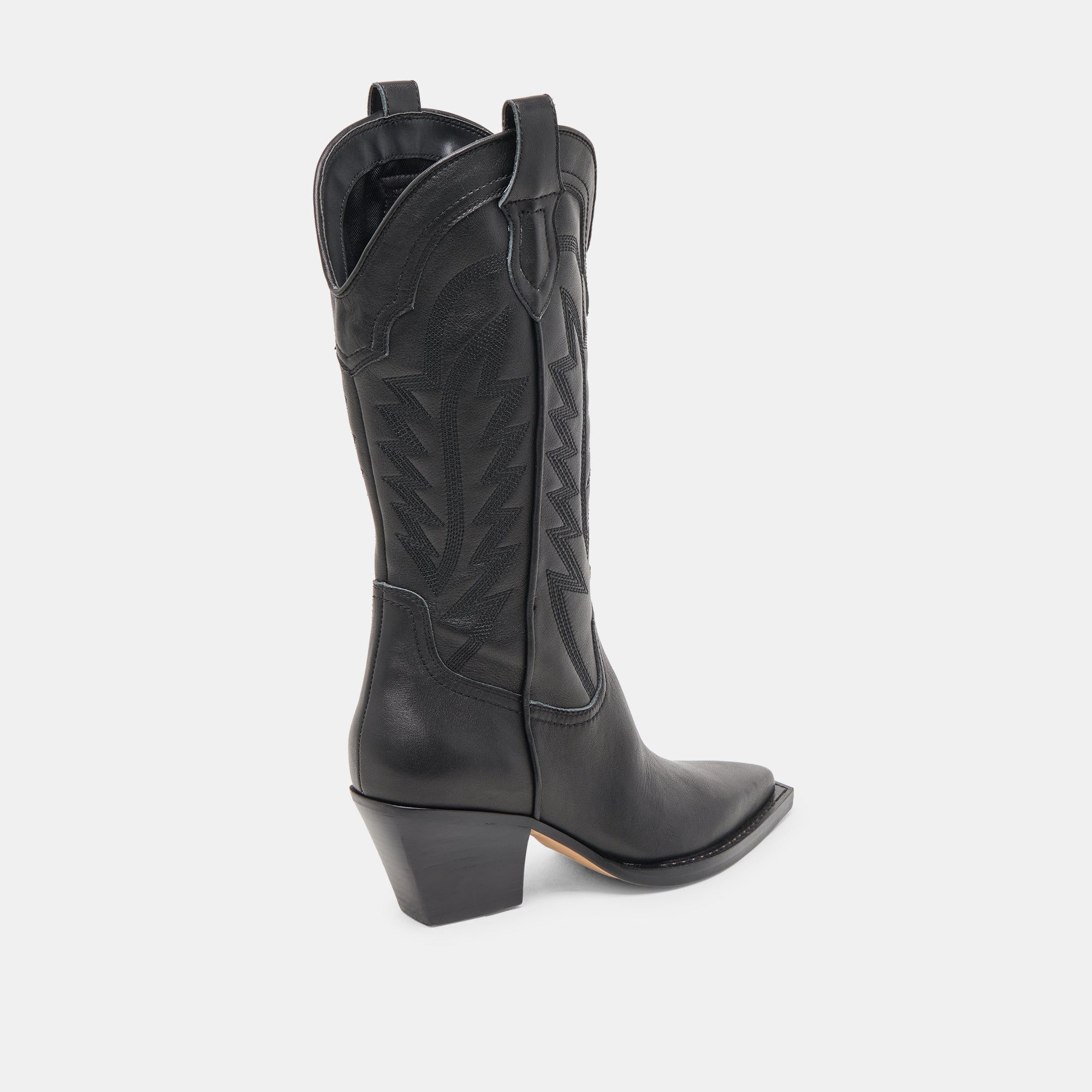 RYLAND Black Leather Boots for Men & Women - Stylish & Durable Footwear for Outdoor, Work & Casual Wear