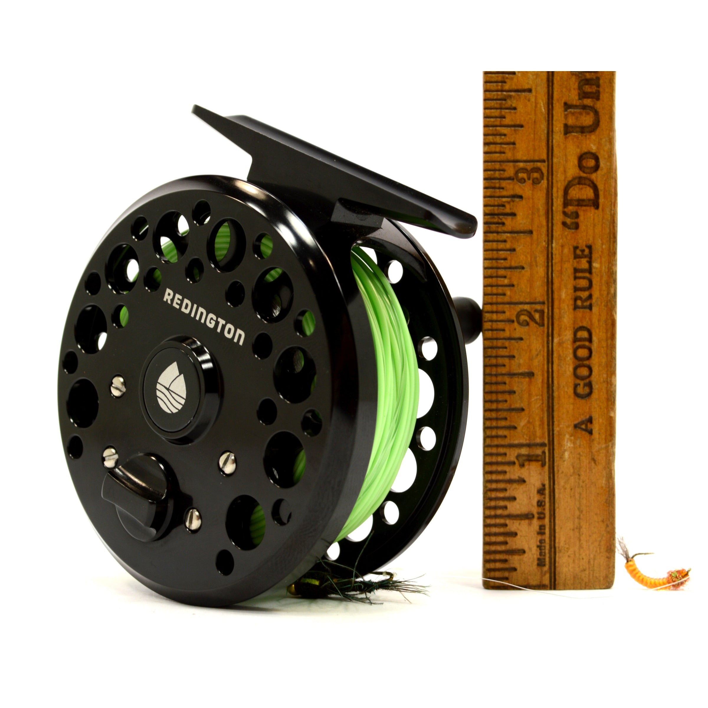 Redington Drift Series 3/4 Fly Reel with Line - Original Case & 2 Bonus Flies | Premium Fly Fishing Gear for Trout & Bass | Perfect for Freshwater Streams & Rivers