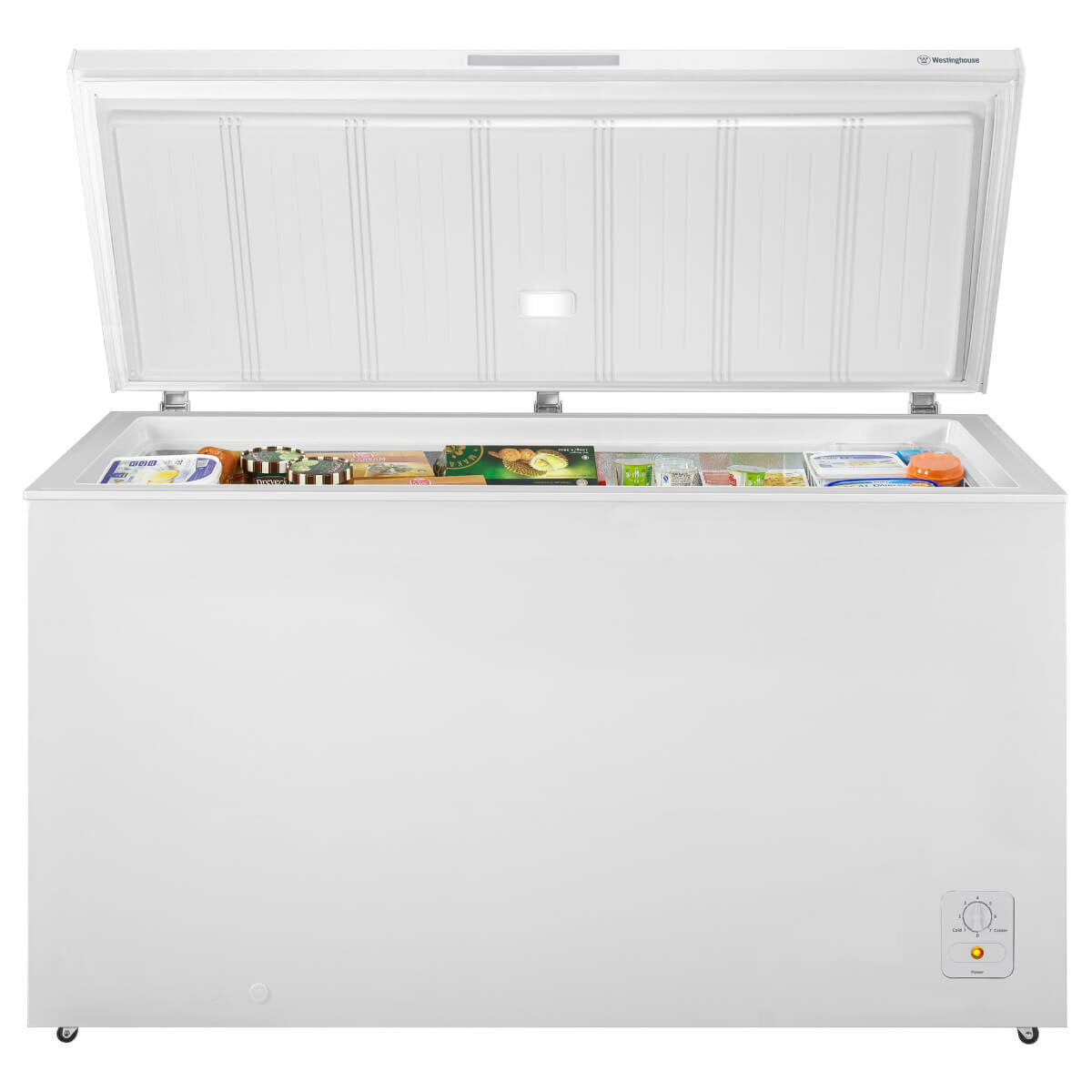 Westinghouse 500L Chest Freezer WCM5000WE - Energy Efficient Large Capacity Deep Freezer for Home, Restaurant & Commercial Use - Perfect for Storing Meat, Seafood & Bulk Food Storage