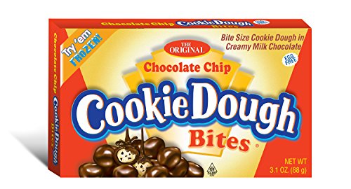 Taste of Nature Inc. Chocolate Chip Cookie Dough Bites - 3.1 Ounce Boxes (Pack of 30) | Healthy Snacks for Kids, Office, Travel & On-the-Go Energy Boost