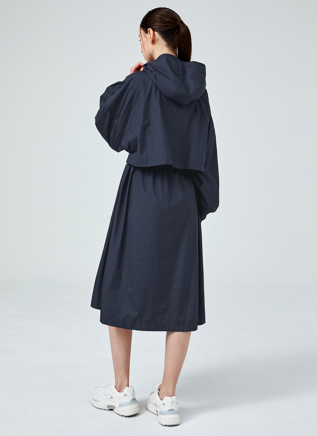 Airy Essential Maxi Hood Long Jacket - Lightweight Women's Outerwear for Spring & Fall - Perfect for Casual Outings, Travel & Layering