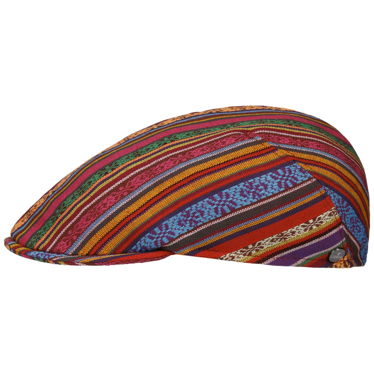 Lierys Fresh Stripes Flat Cap - Stylish Men's Cotton Baseball Hat for Casual Wear, Outdoor Activities & Fashion Accessories
