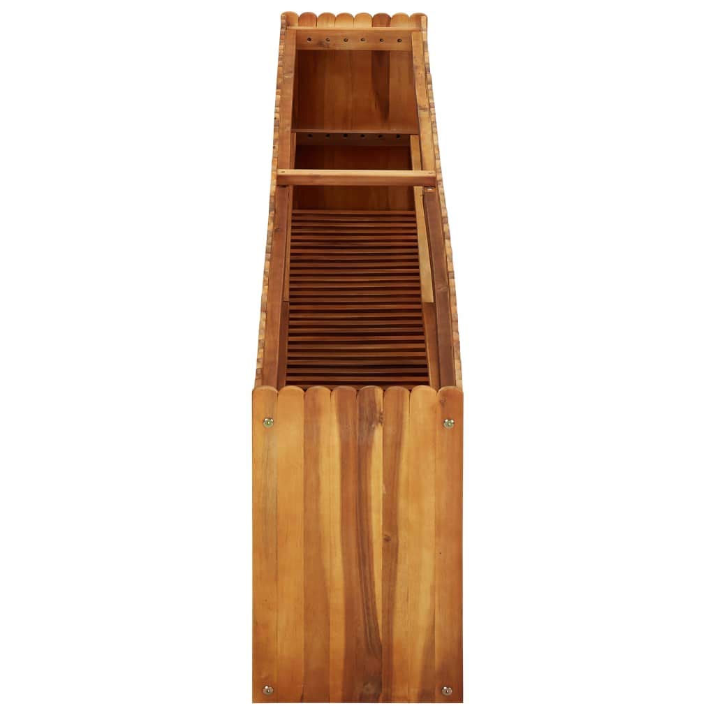 Elevated Wooden Raised Garden Bed Planter Box for Vegetables, Flowers & Herbs - Outdoor Gardening Kit for Backyard, Patio & Balcony