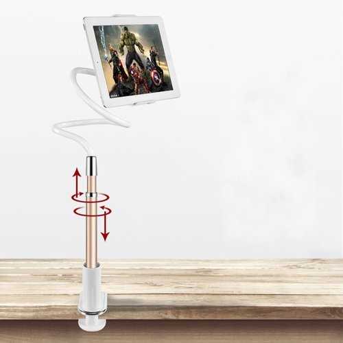 Bakeey 360° Rotating Long Arm Phone Stand - Adjustable Lazy Holder for iPad, iPhone, Xiaomi & Tablets - Perfect for Desk, Bed, Sofa & Office Use