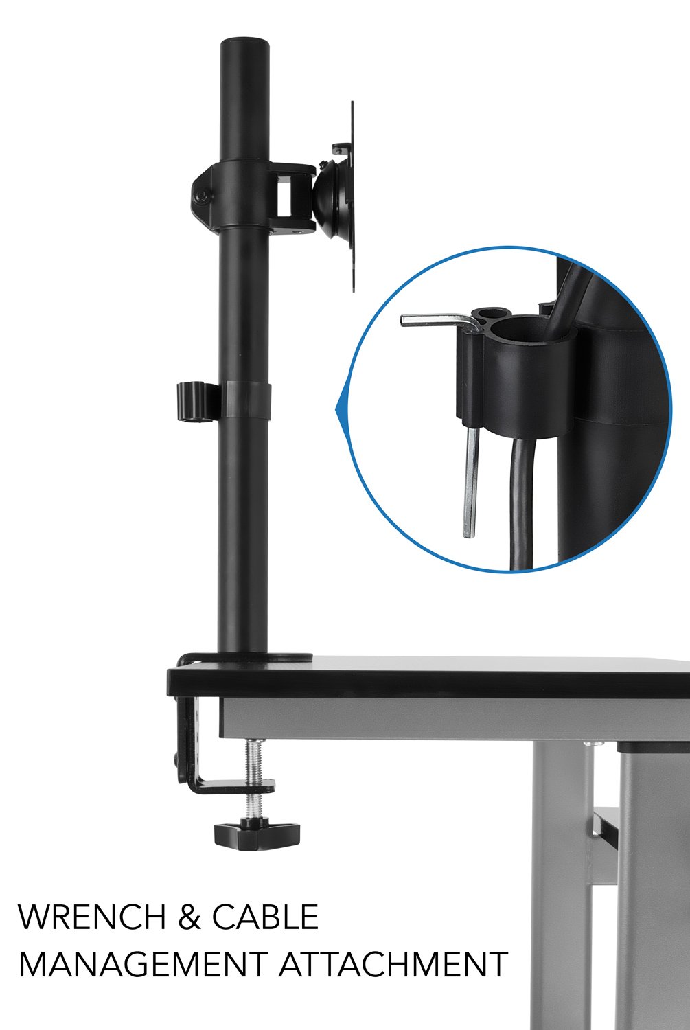 Mount-It! Mobile Computer Cart with Adjustable Monitor Mount for 32