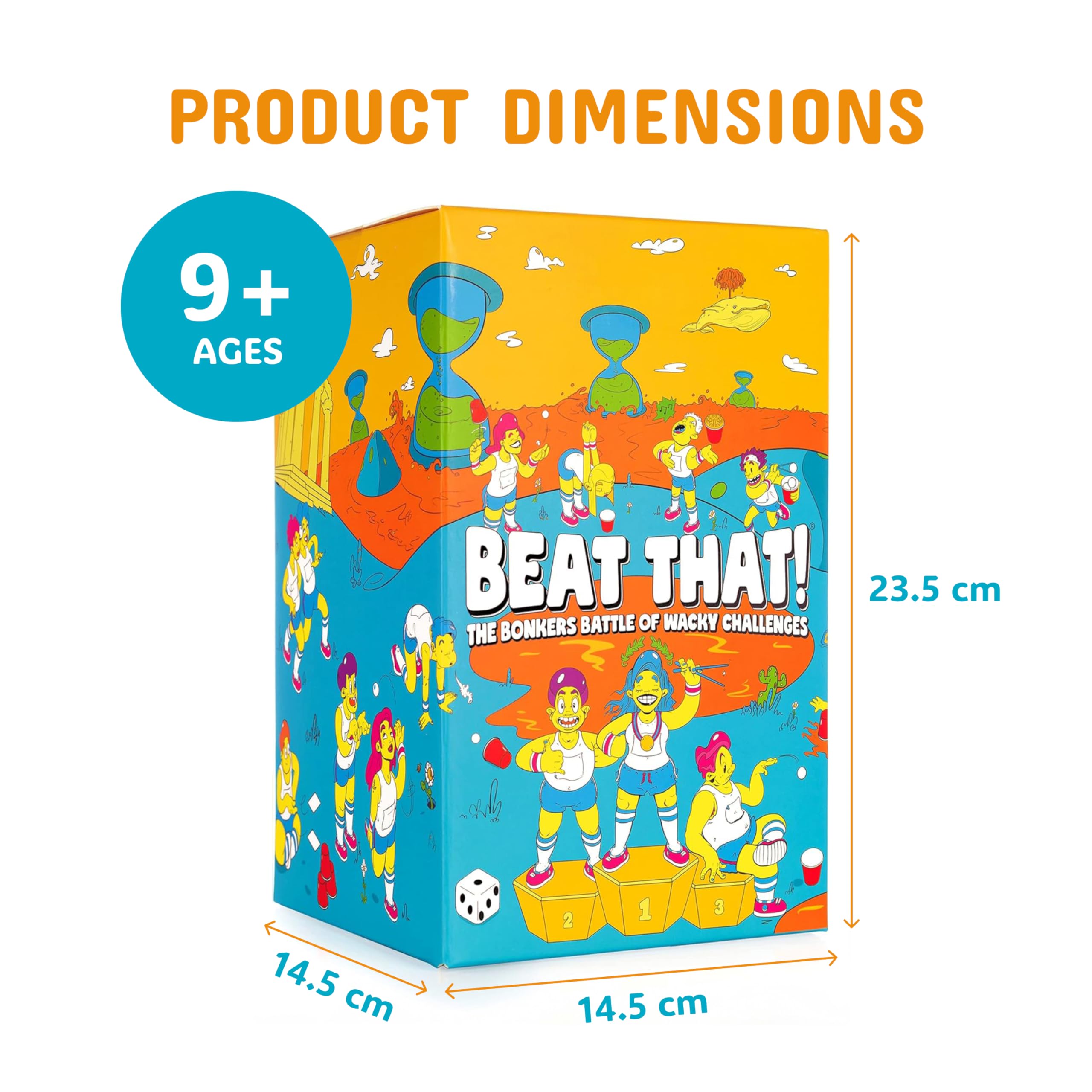 Beat That! The Bonkers Battle of Wacky Challenges - Fun Family Card Game for Kids & Adults - Creative Party Board Game for Memorable Moments - Perfect for Game Nights, Birthday Parties & Family Gatherings