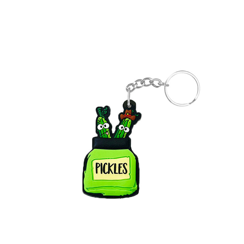 Custom Pickle Keychain - Durable & Fun Keyring for Keys, Bags & Gifts | Perfect for Home, Office & Travel Accessories