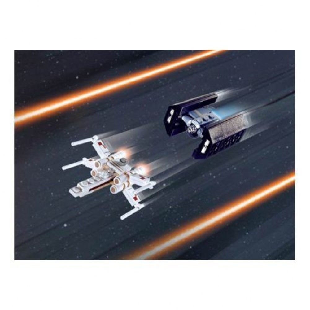 LEGO Star Wars Mini X-Wing Fighter & TIE Advanced Building Set 4484 - Perfect for Kids' Playtime, Collectors Display & Star Wars Fans Gift