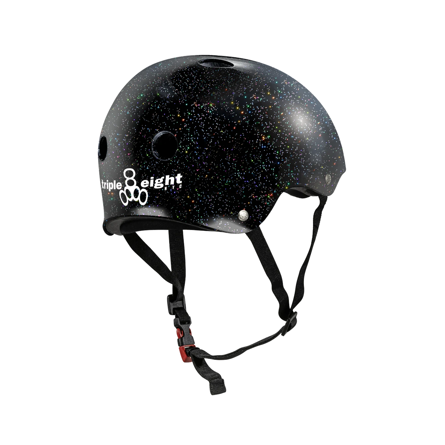 Certified Sweatsaver Black Glitter - Moisture-Wicking & Stylish Workout Headband for Running, Yoga, and Fitness