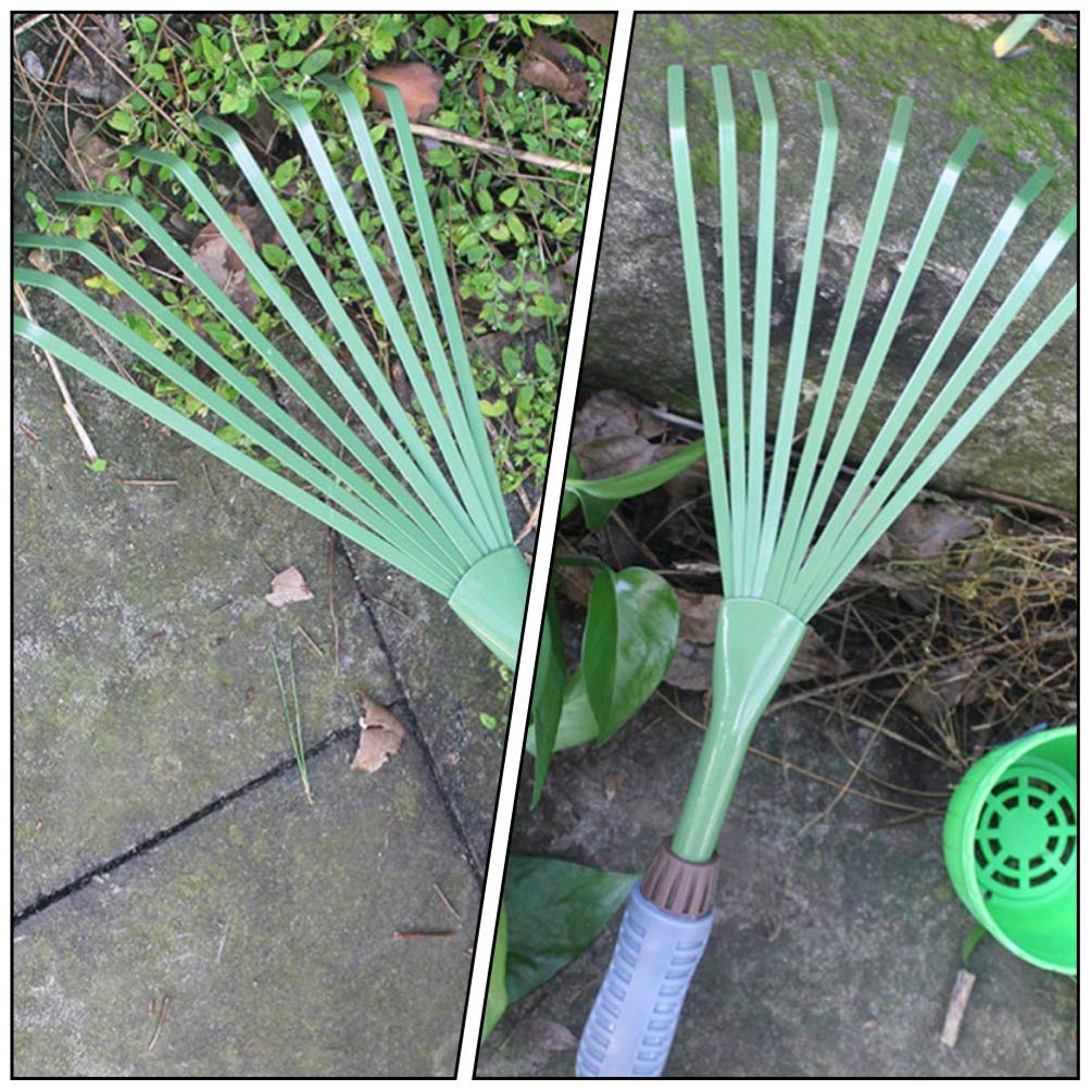 2-Pack Heavy Duty Garden Rake & Cultivator - Stainless Steel Soil Rake for Weeding, Loosening Soil, Gardening & Landscaping - Perfect for Flower Beds, Lawns & Vegetable Gardens