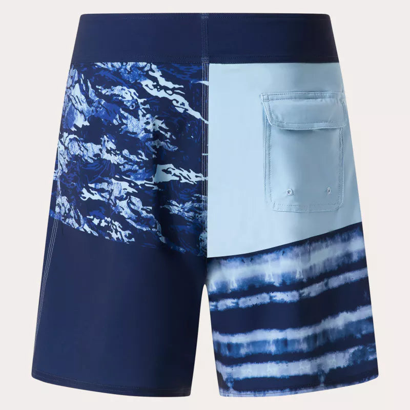 Oakley Swell Line RC 18 Boardshorts for Men - Quick-Dry Swim Trunks with UPF Protection - Team Navy - Perfect for Surfing, Swimming & Beach Activities