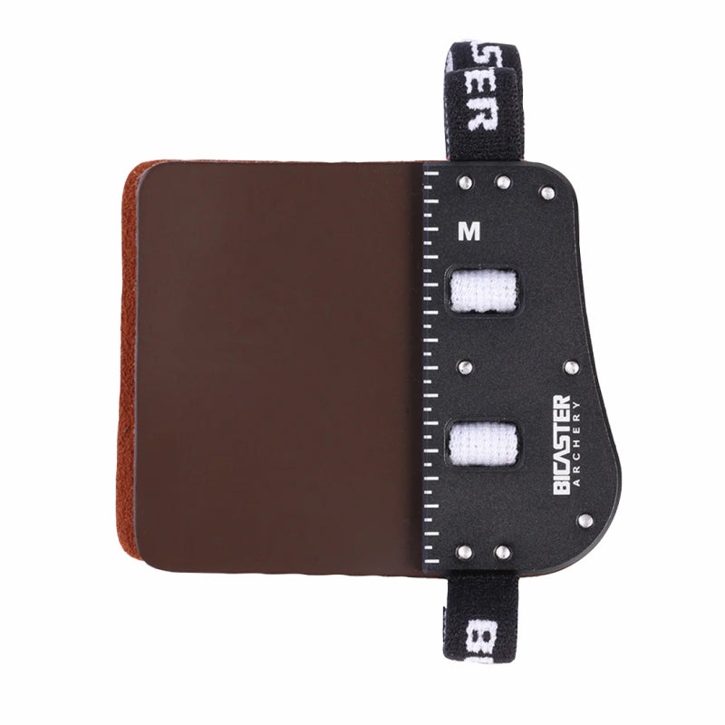 Bicaster SP3 Barebow Tab for Archery - Premium Leather Finger Protection for Target Shooting & Hunting - Perfect for Beginners & Professionals