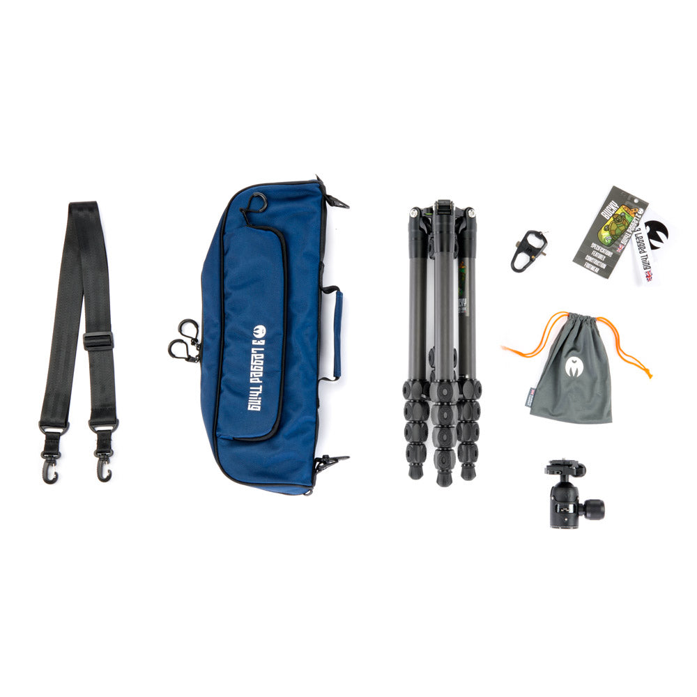 Legends Bucky Carbon Fiber Tripod System with AirHed VU Attachment - Professional Camera Support for Photography & Videography - Perfect for Outdoor Shoots, Studio Work, and Travel Filming