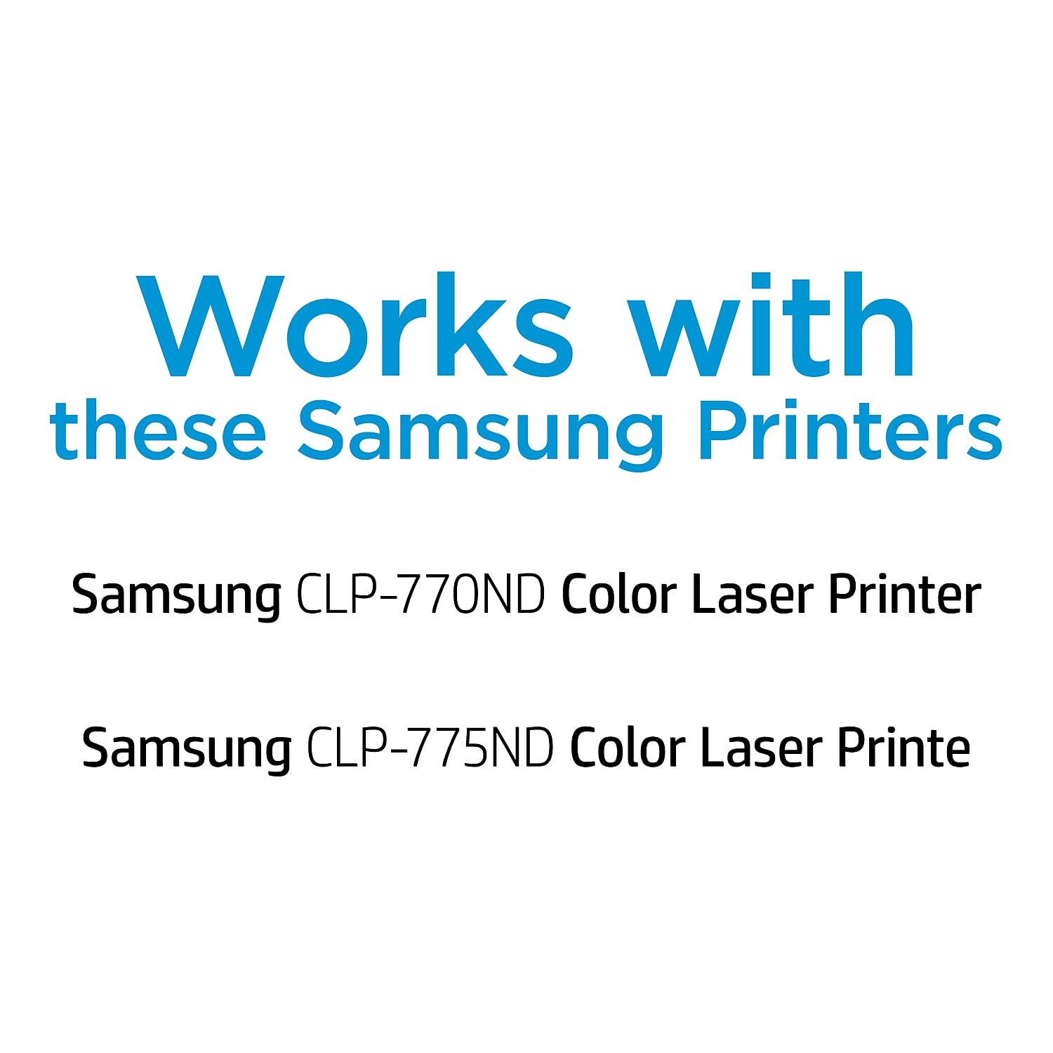 Original HP Samsung CLT-C609S/SEE Cyan 7K Yield Toner Cartridge (SU086A) - Compatible with Samsung Printers - Ideal for Office & Home Printing Needs
