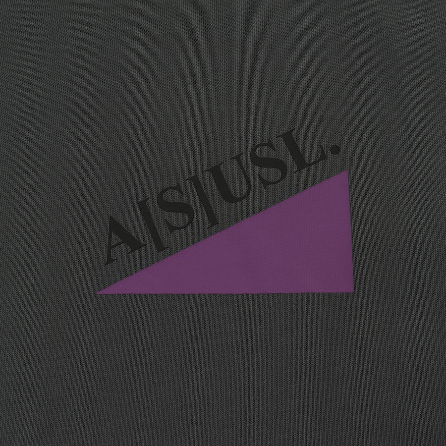 ASUSL Big Triangle Tee Charcoal - Stylish Graphic T-Shirt for Men & Women - Perfect for Casual Wear, Street Fashion & Everyday Outfits