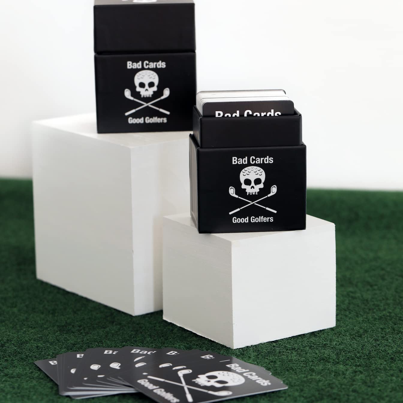 Bad Cards Fore Good Golfers - Interactive Golf Card Game for More Fun & Excitement | Enhance Golf Games with Friends (Good & Bad Players) | 107 Playing Cards | Perfect for Parties, Tournaments & Casual Play