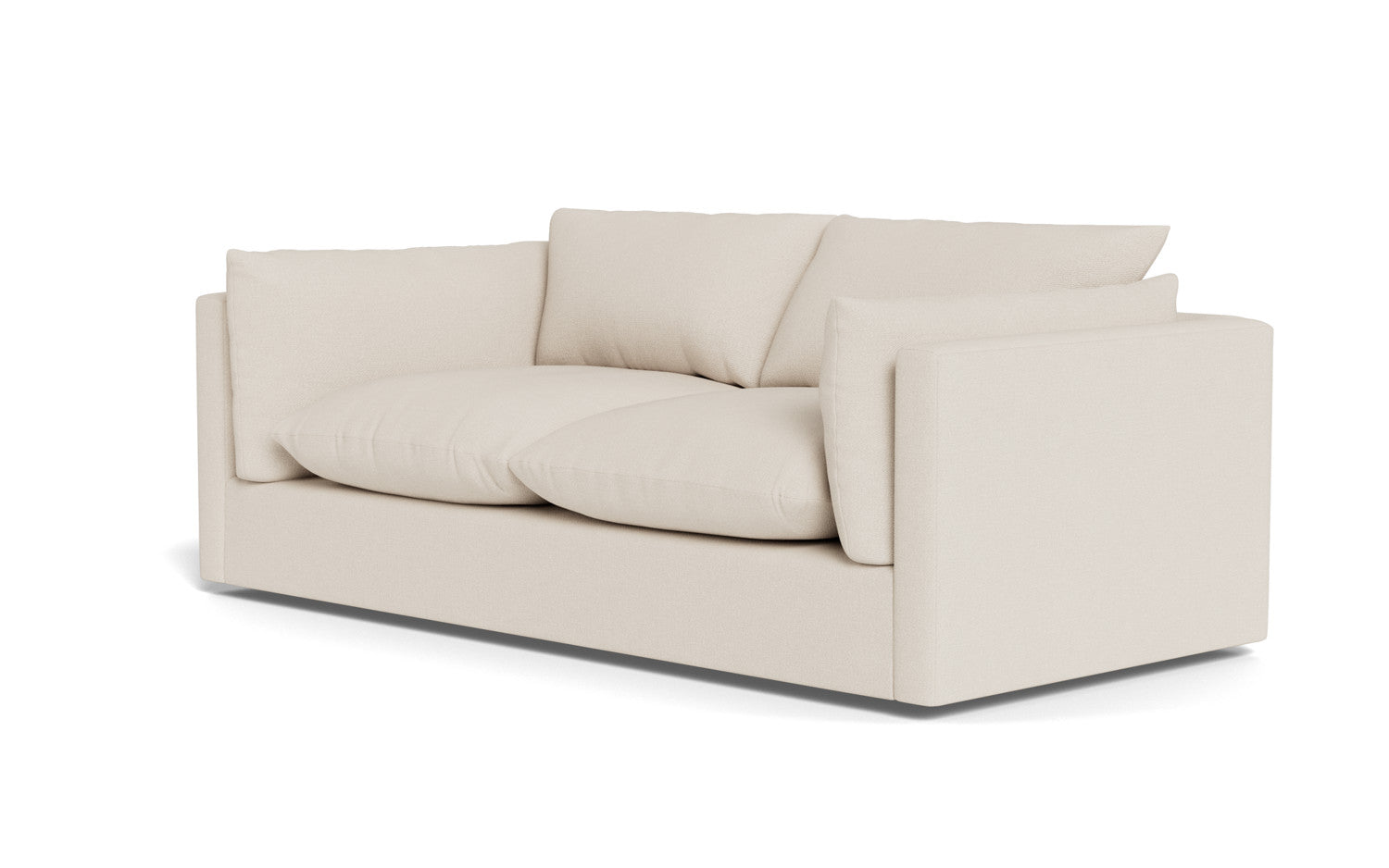 Soco 79 Loveseat Sofa - Modern 2-Seater Couch for Small Spaces, Living Room, Apartment, and Office - Comfortable Upholstered Fabric with Sturdy Wooden Frame