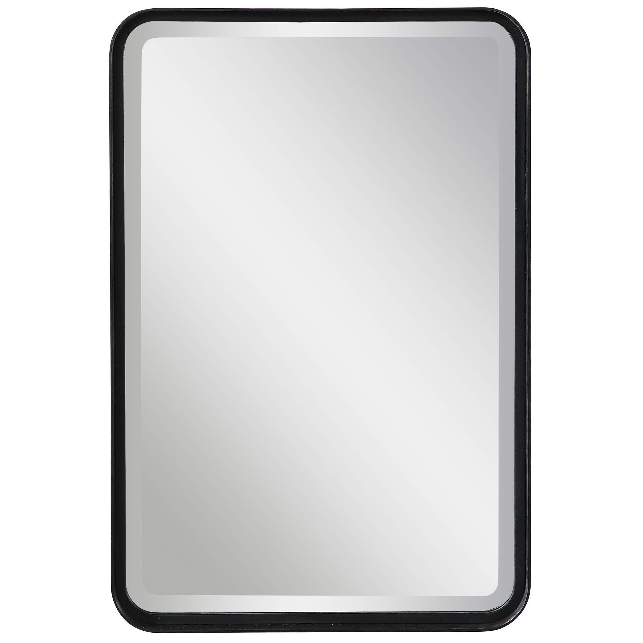 Croften Black Vanity Mirror with Lights - 10x Magnification, Touch Control, Hollywood Style Makeup Mirror for Bathroom, Bedroom & Dressing Room