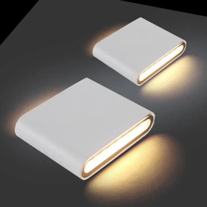 Modern Black Up and Down Wall Lights for Indoor Use - Perfect for Living Room, Bedroom, and Hallway Lighting