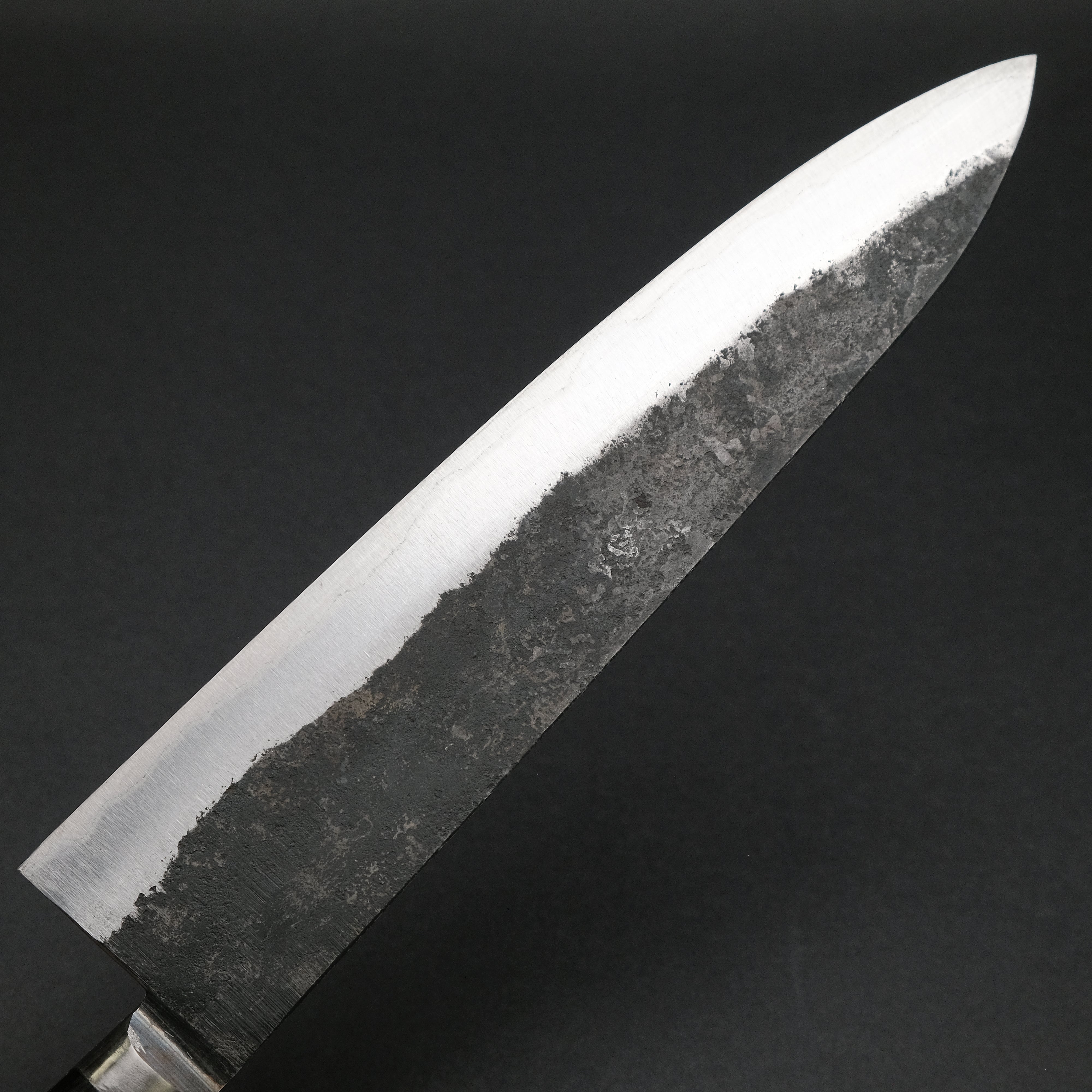 Premium Japanese Chef Knife - Morihei Hisamoto Kurouchi White #1 Gyuto 270mm with Pakka Wood Handle - Professional Kitchen Knife for Sushi, Meat Cutting & Food Preparation