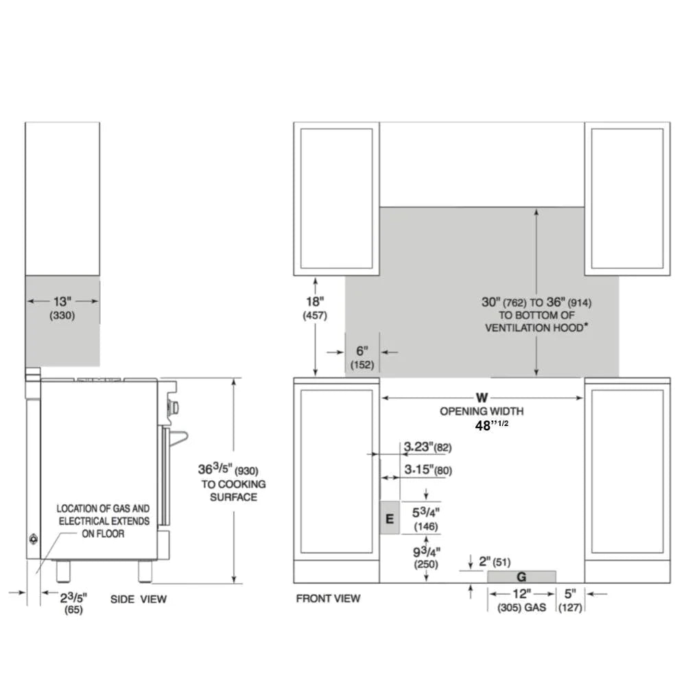 **Forno 48-Inch Gas Range & 60-Inch Built-In Refrigerator 2-Piece Stainless Steel Appliance Package (FBDL 019 06CAUS) – Perfect for Modern Kitchens & Open-Concept Homes**
