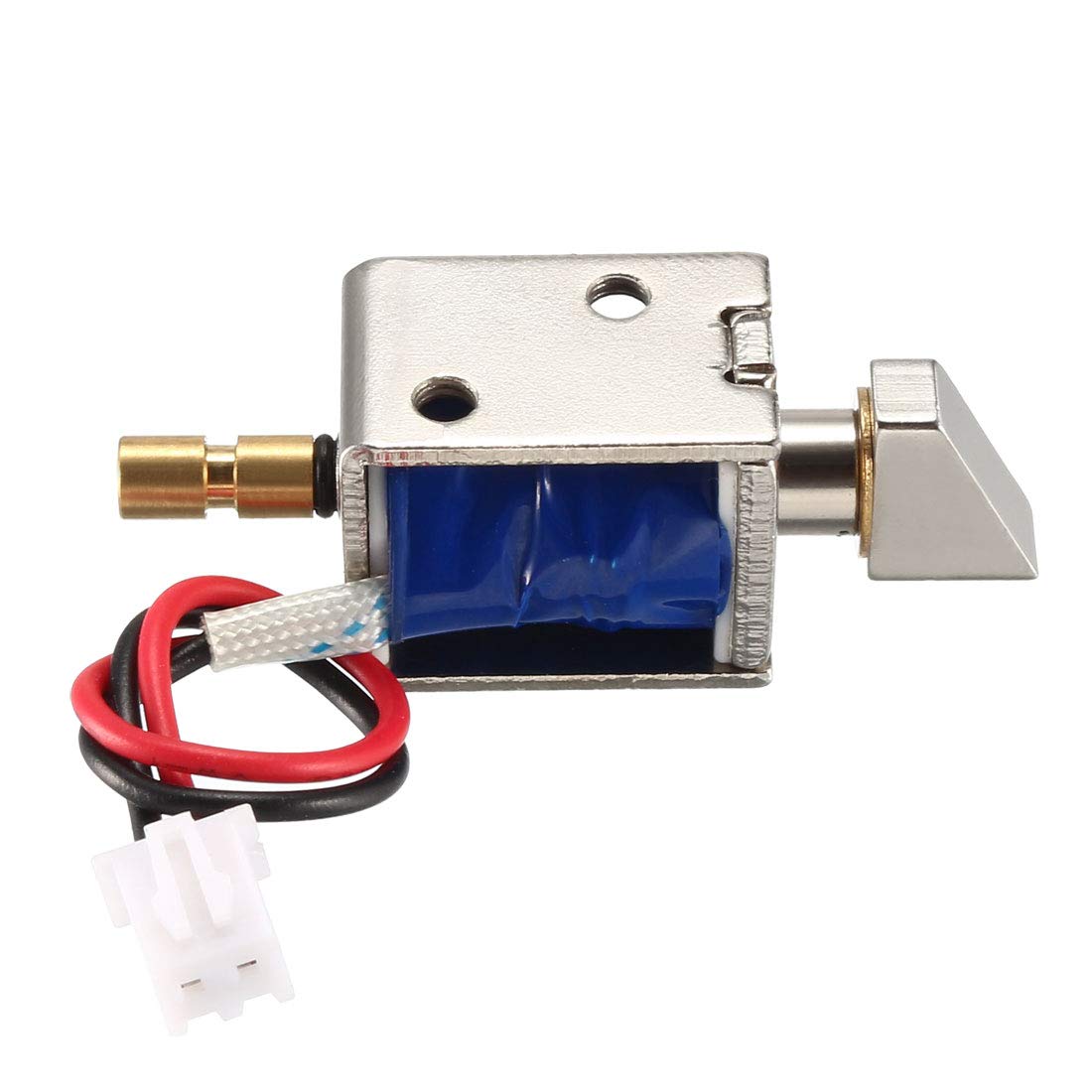 12V DC 4mm Mini Electromagnetic Solenoid Lock - 0.43A Electric Door Lock Mechanism | Secure Cabinets, Mailboxes & Smart Home Access Control Systems
