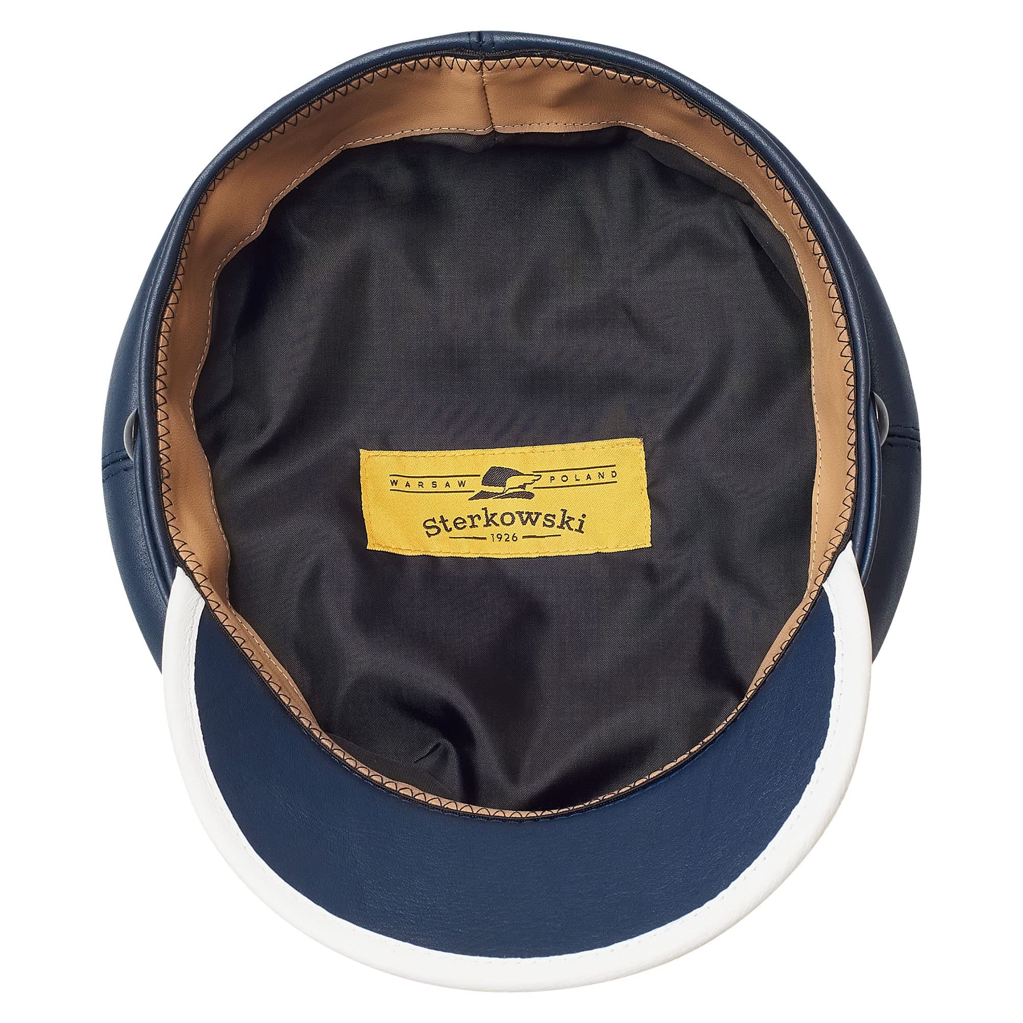 Sterkowski Trawler Hat - Genuine Natural Leather Fishing Cap for Men - Perfect for Outdoor Adventures, Fishing Trips, and Casual Wear