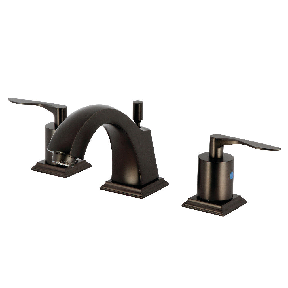 Kingston Brass FSC4688SVL Serena Widespread Bathroom Faucet with Pop-Up Drain - Elegant 8