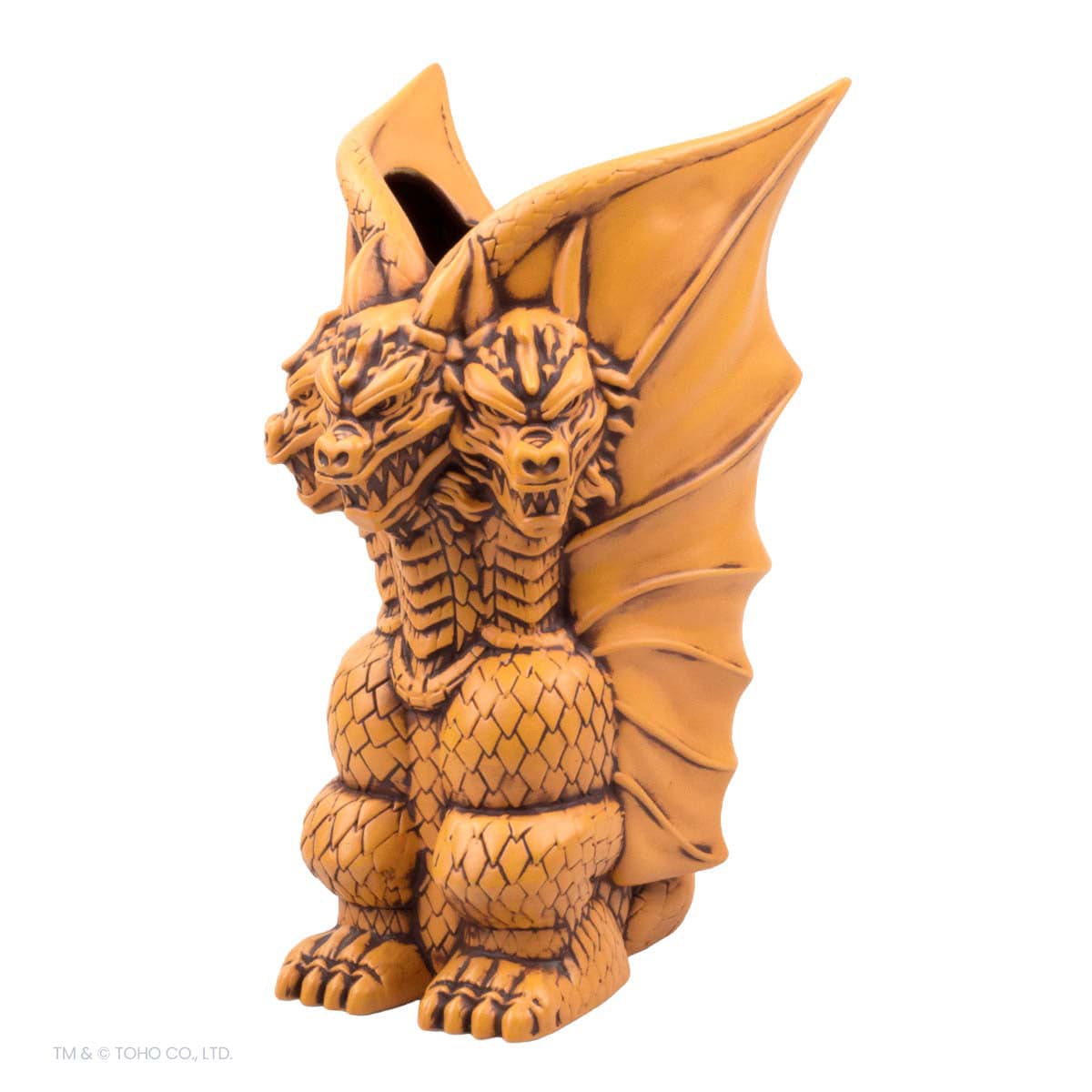 King Ghidorah Tiki Mug - Collectible Godzilla Monster Ceramic Cup for Tropical Cocktails & Home Bar Decor - Perfect for Themed Parties, Anime Fans & Kaiju Lovers