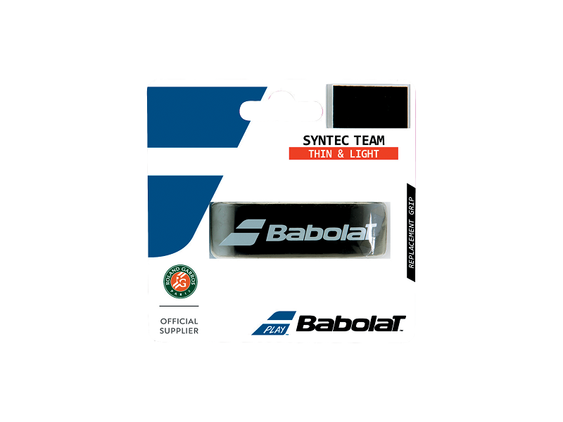 Babolat Syntec Team Replacement Grip - Premium Tennis Racket Grip for Enhanced Comfort & Control | Perfect for Tennis Players & Racquet Sports Enthusiasts