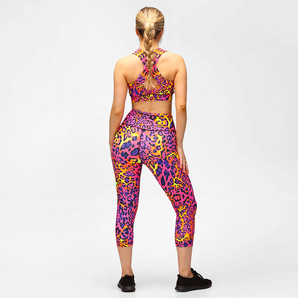 Sunset Safari Capri Pants - Women's High Waisted Casual Trousers for Travel & Outdoor Adventures