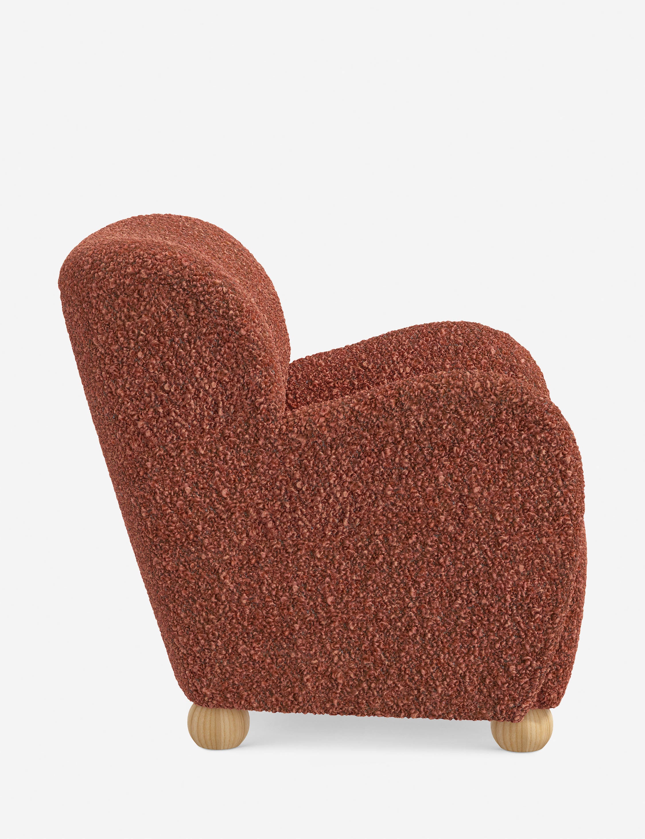 Baird Accent Chair - Modern Upholstered Lounge Chair for Living Room, Bedroom & Office - Stylish Comfortable Reading Chair with Wooden Legs - Perfect for Relaxing, Reading & Decorating Your Home