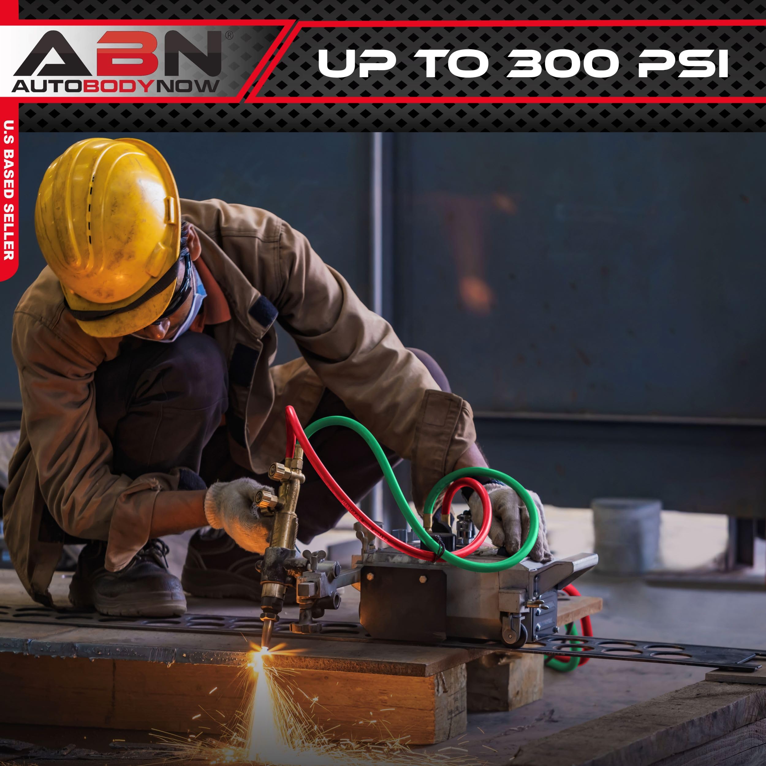 ABN 100ft Oxy Acetylene Hose 1/4