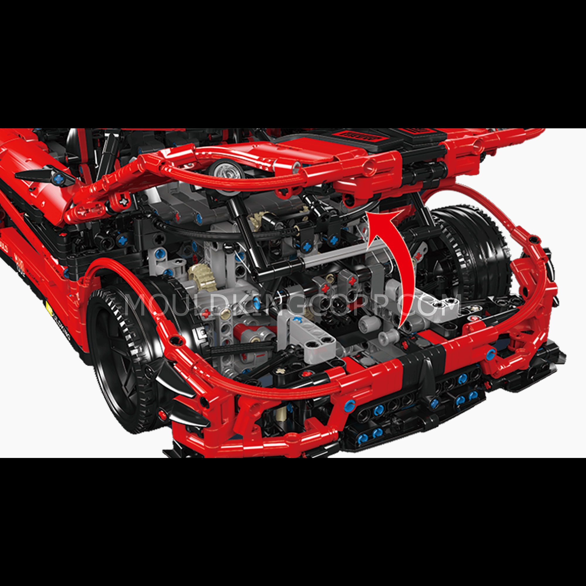 Mould King 13121 Regera R Hypercar Remote Control Building Kit - 3063 Piece Model Car Set for Adults & Teens | Perfect for Collectors, STEM Learning & RC Car Enthusiasts