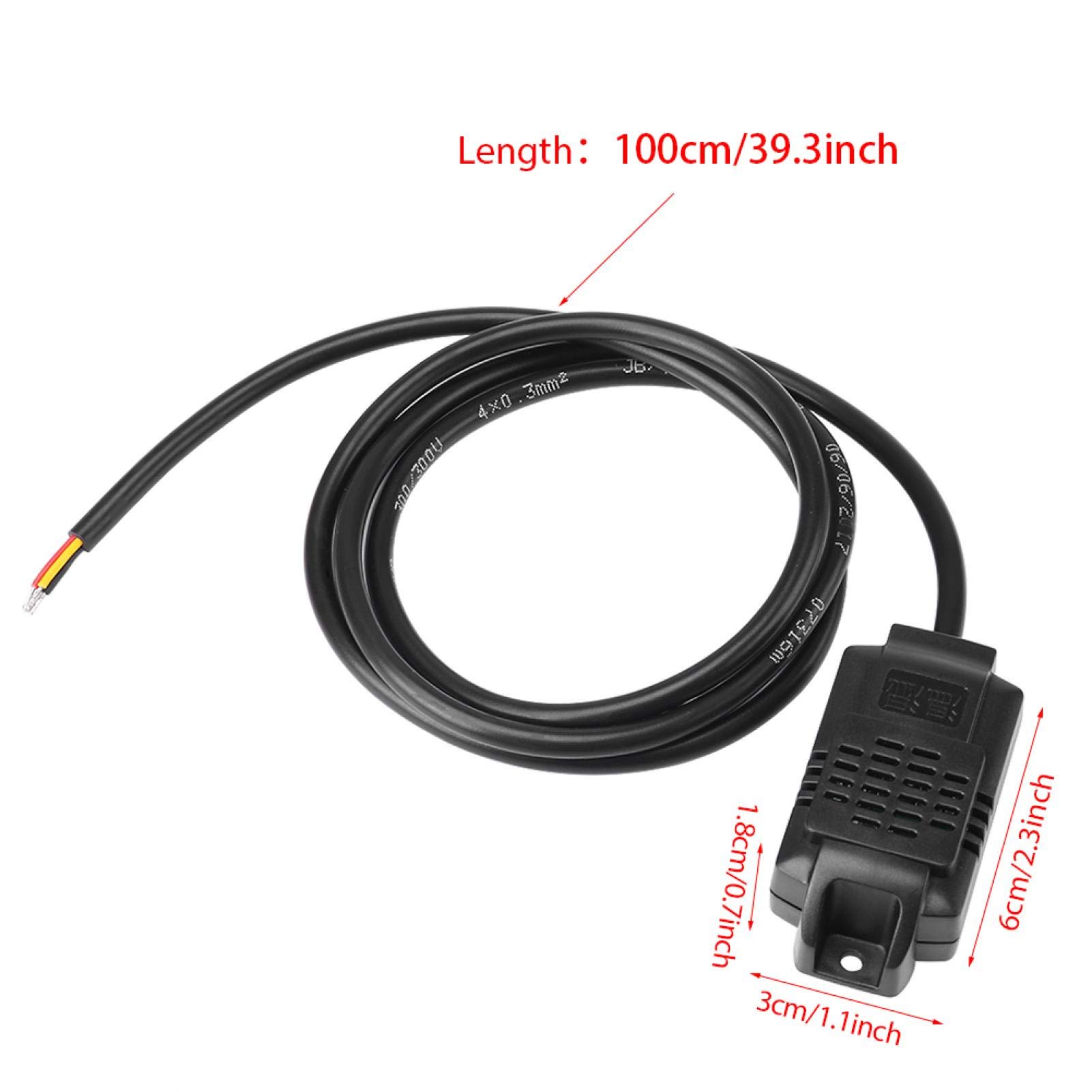 High Protection Power 0.3W Monitoring Sensor - Temperature & Humidity Transmitter with Interchangeable Control Circuit for Electronics | Ideal for Smart Homes, Industrial Automation & IoT Devices